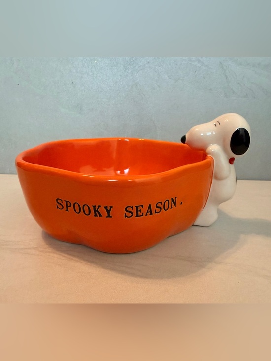 Rae Dunn Other - Peanuts Snoopy "Spooky Season” Rae Dunn Candy Bowl Dish 6 inch